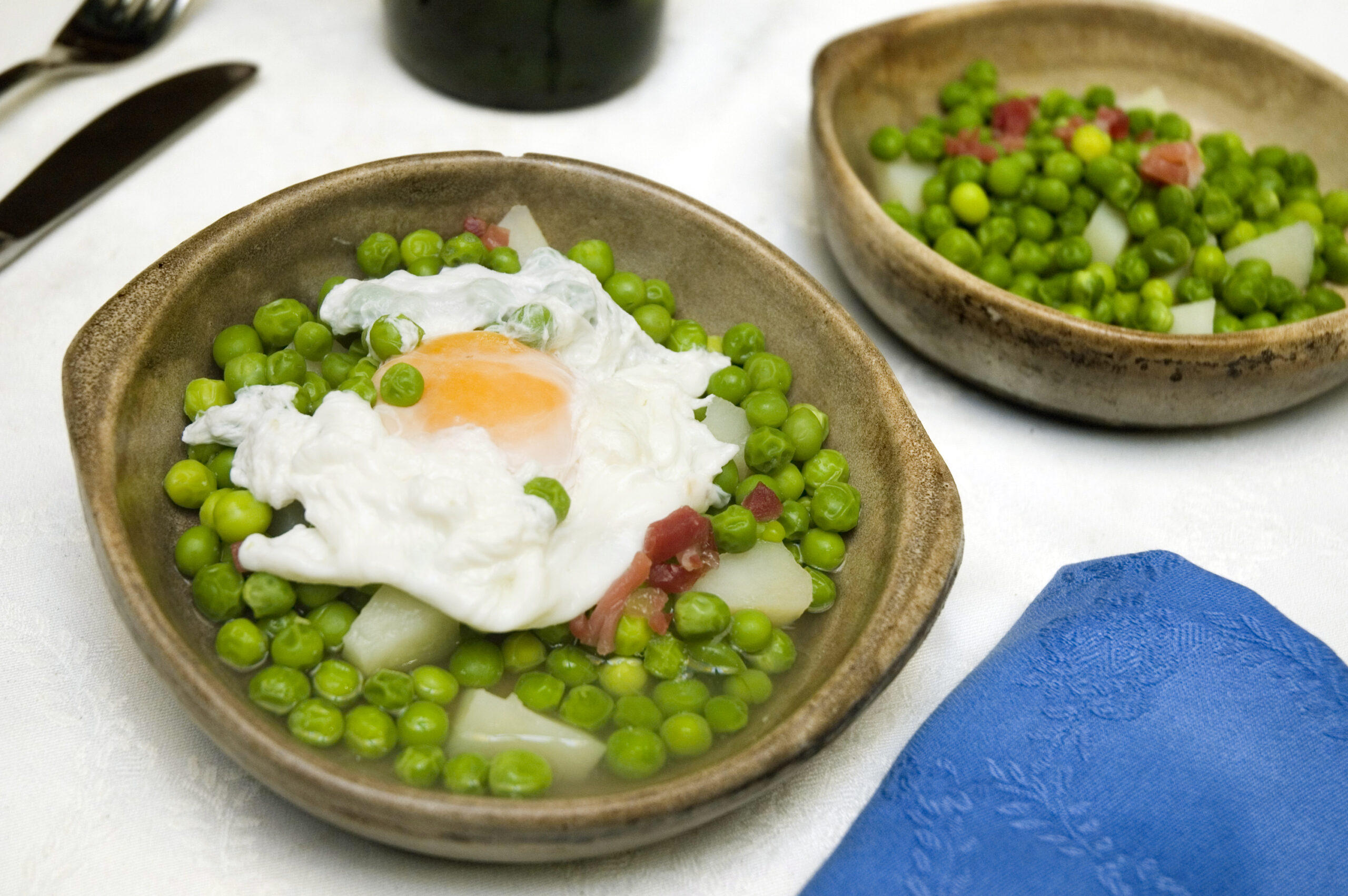 cazuela de guisantes