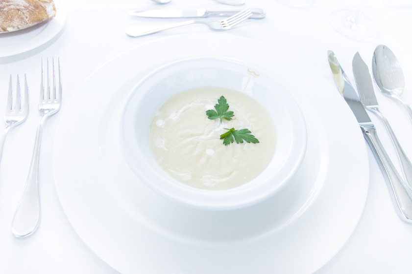 crema fria de patatas y puerros