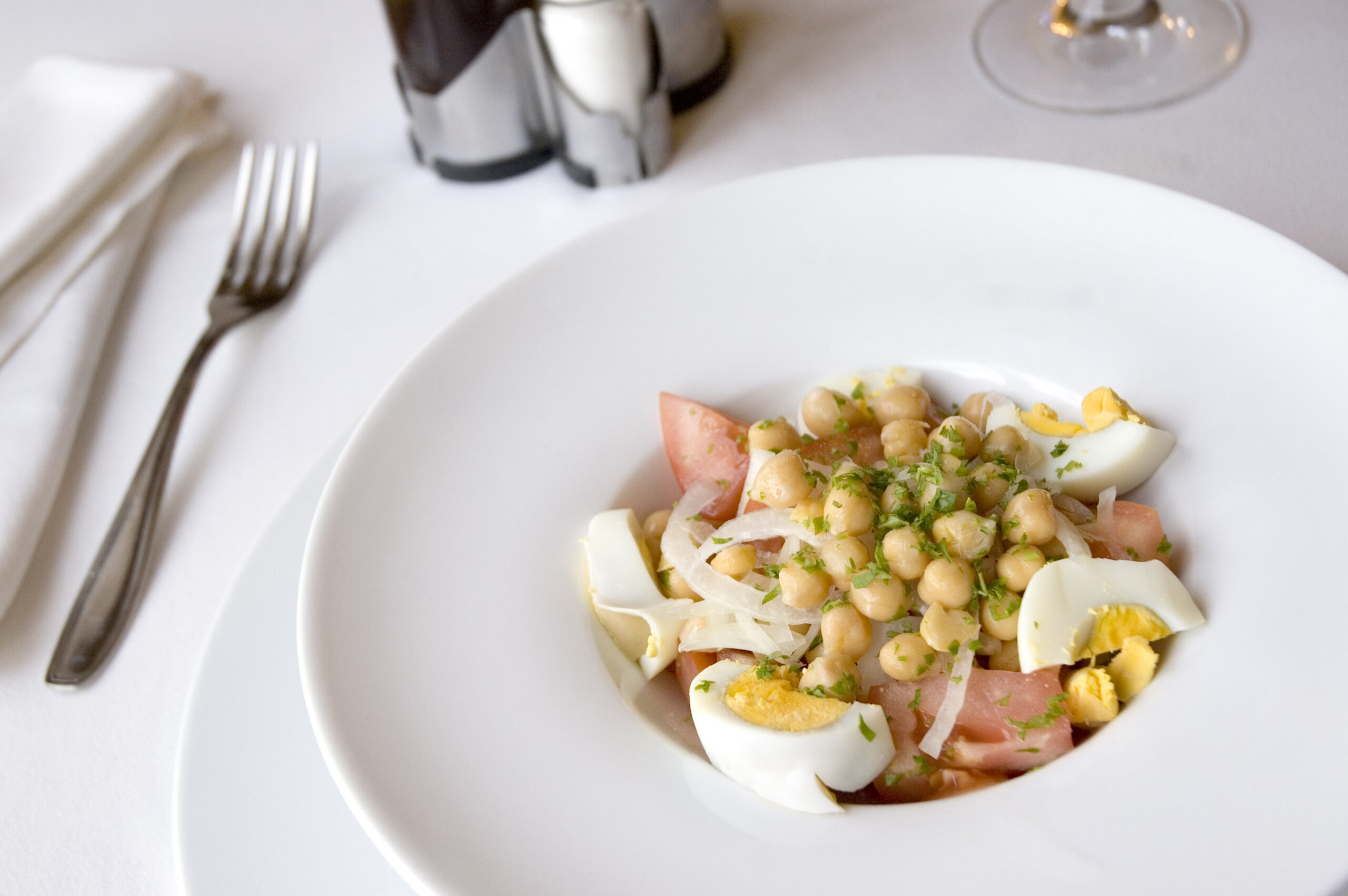 ensalada de garbanzos