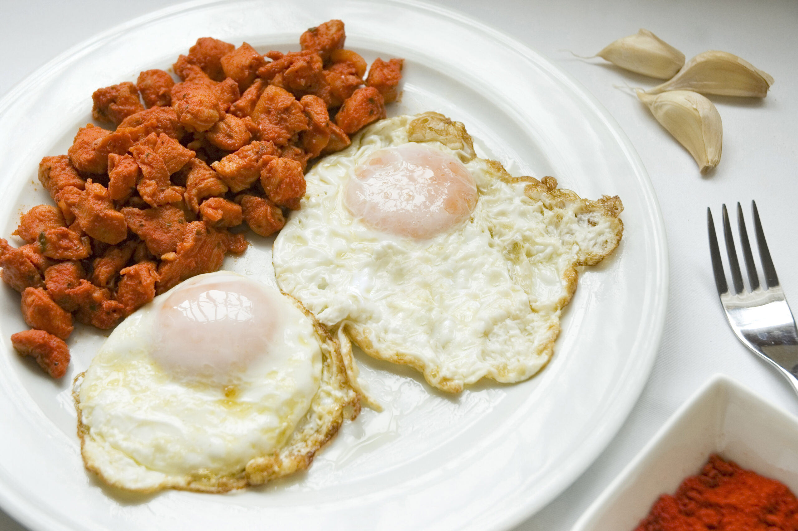 huevo frito con zorza