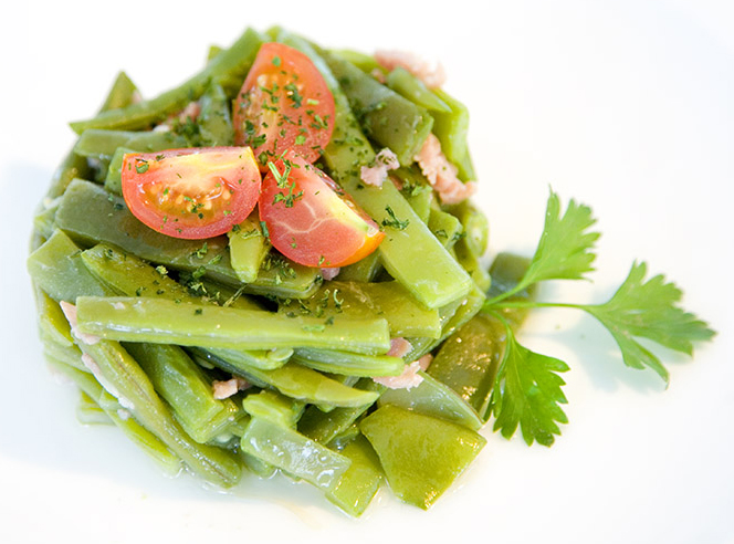 JUDIAS VERDES TAQUITOS JAMON