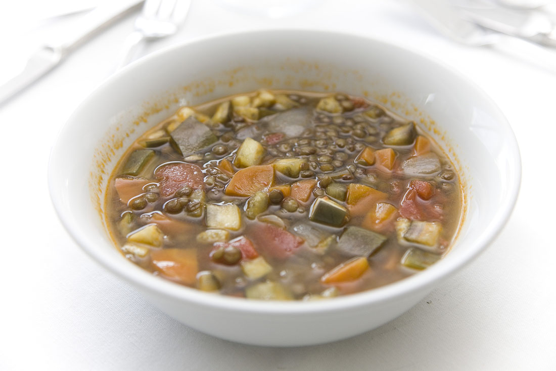 LENTEJAS CON BERENJENA