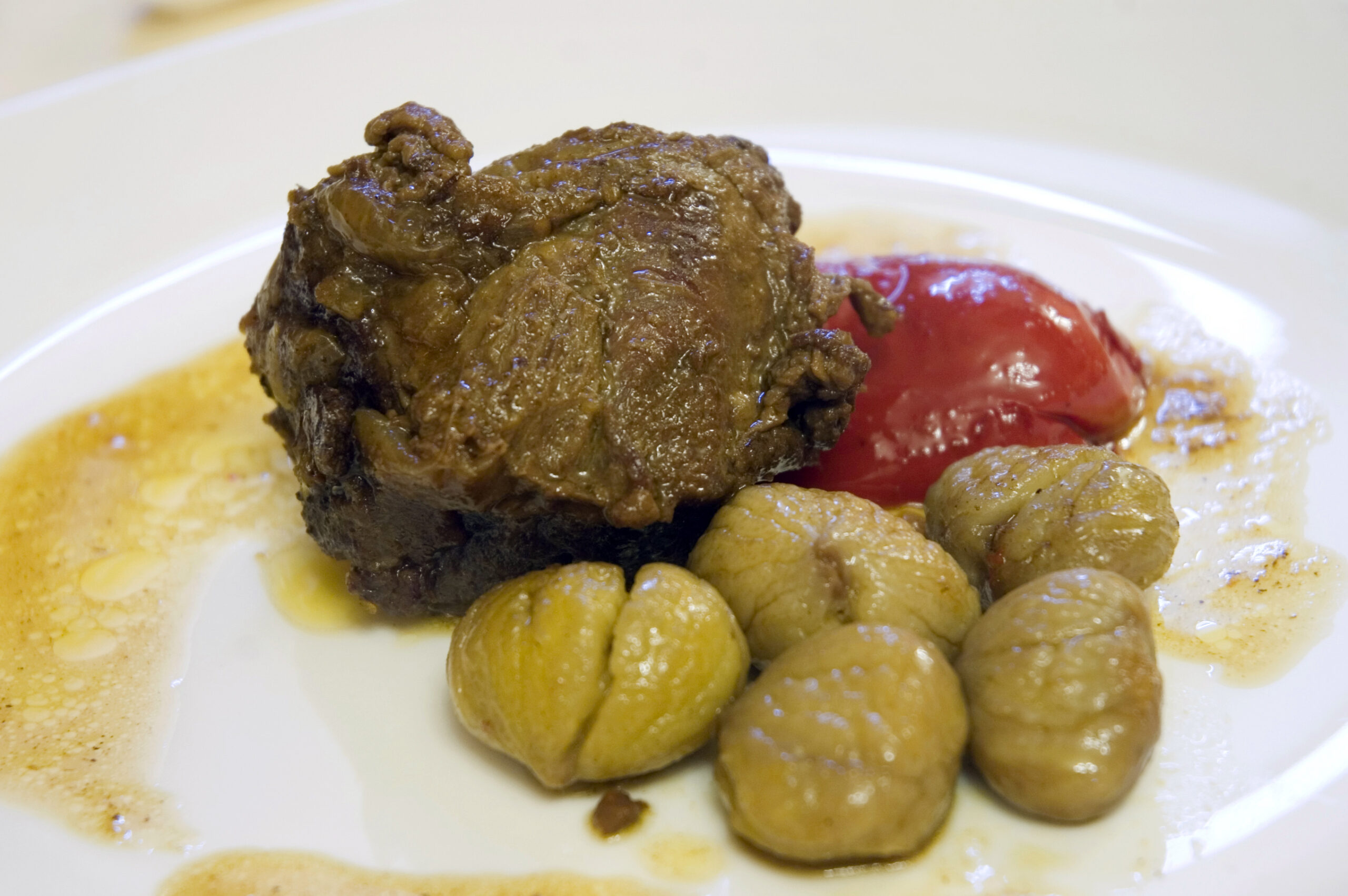 jabali con castanhas