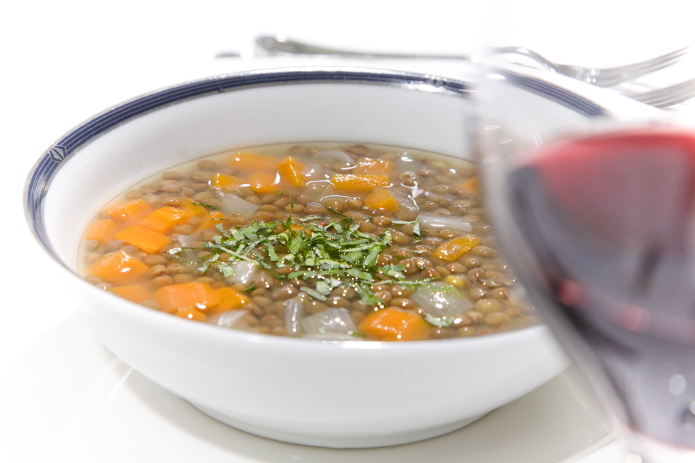 lentejas guisadas con zanahorias