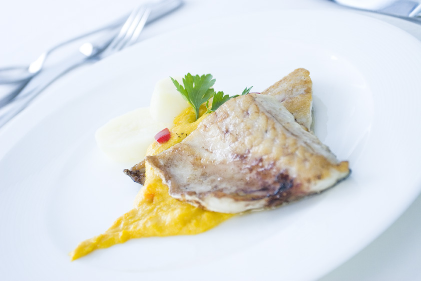 lubina en salsa verde