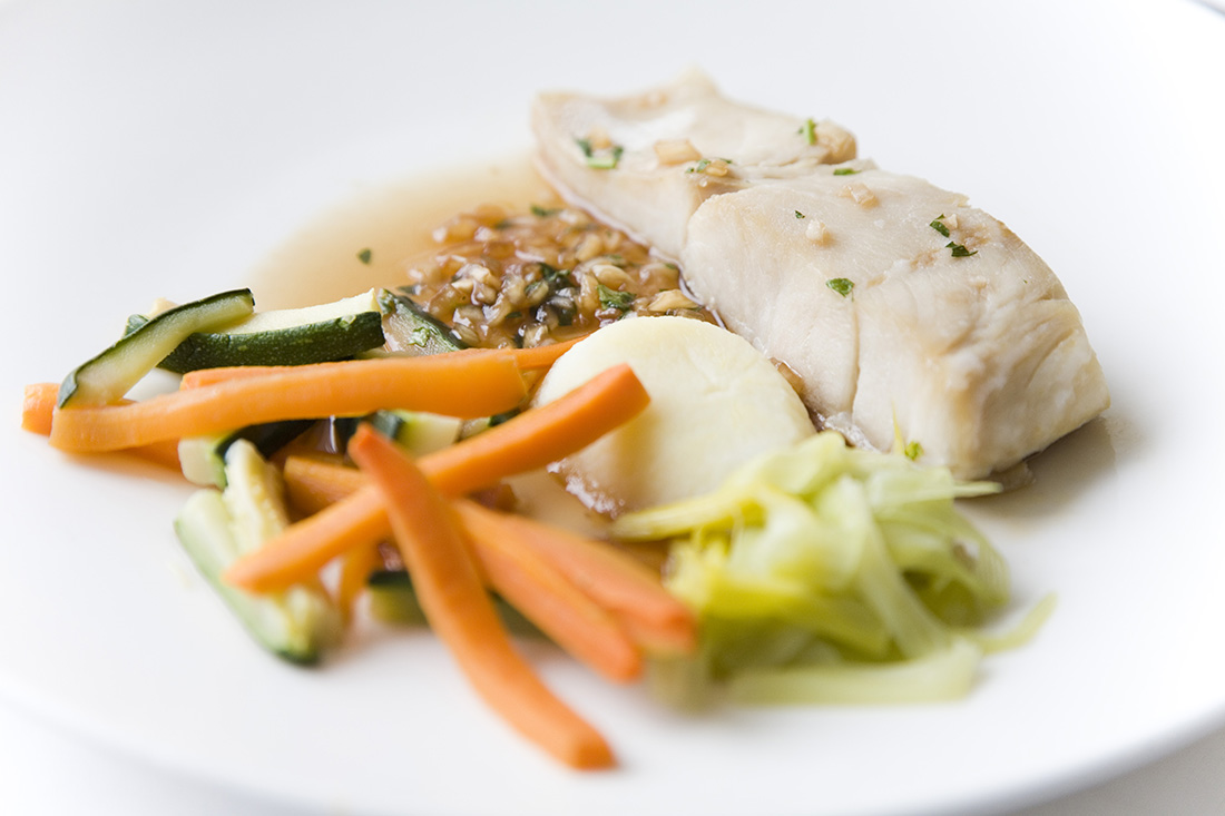 FILETE PERCA VAPOR VERDURAS