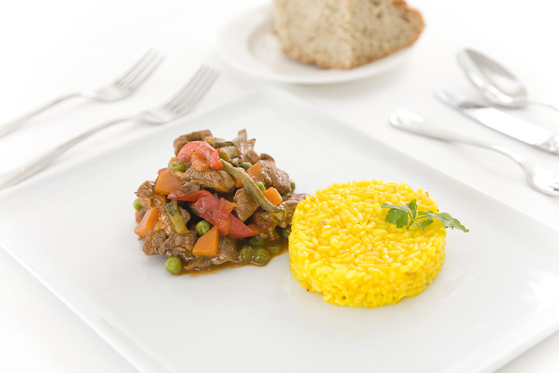 TERNERA SALTEADA CON ARROZ